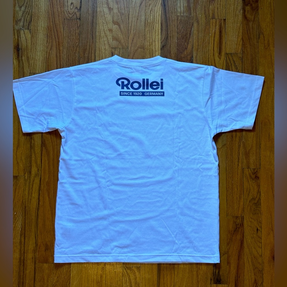 NWOT: Rollei Company | White T Shirt | L - Picture 3 of 3